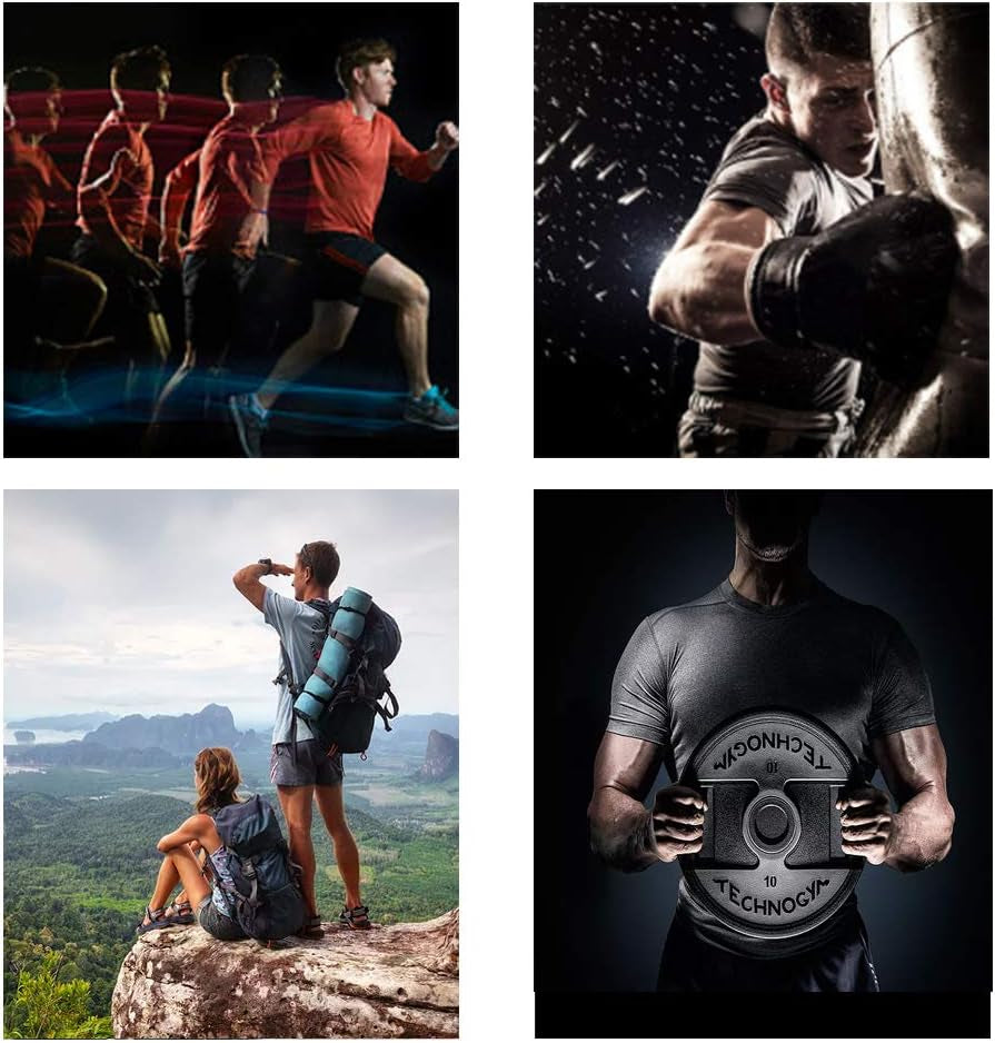 Men'S 1/3 Pack Workout Shirts Quick Dry Mesh Athletic T-Shirts